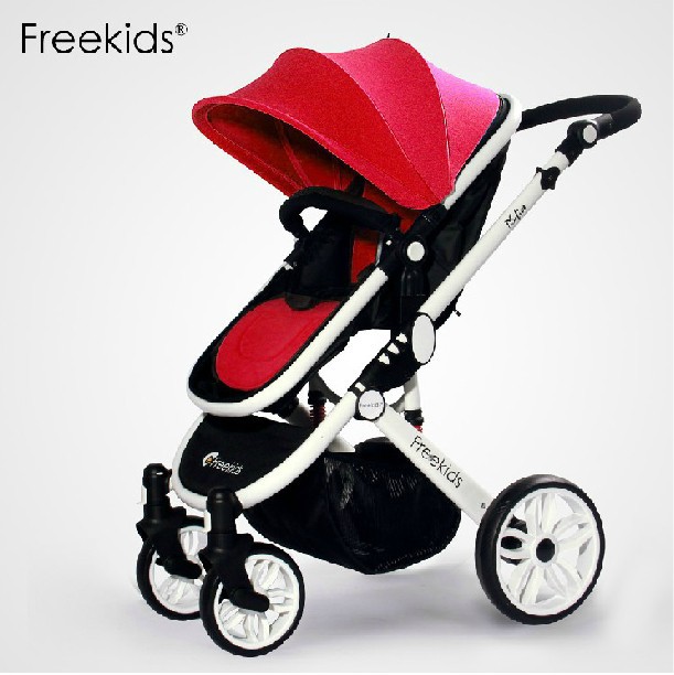 baby stroller red