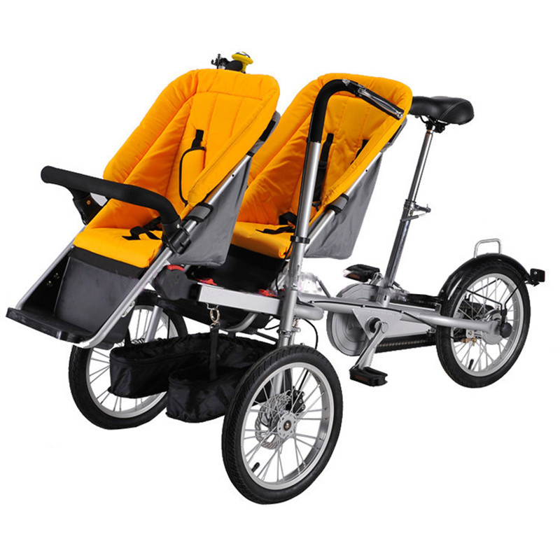 2 babies stroller